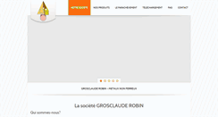 Desktop Screenshot of grosclaude-robin.fr