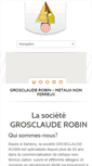Mobile Screenshot of grosclaude-robin.fr