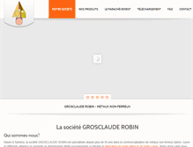 Tablet Screenshot of grosclaude-robin.fr